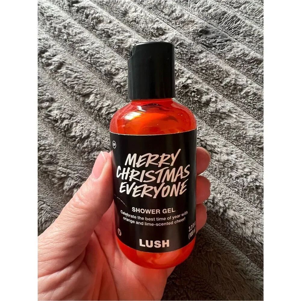 Lush Merry Christmas Everyone Orange & Lime Shower Gel Holiday 25 SEALED